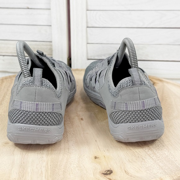 Skechers Relaxed Fit Reggae Fest Slip On Shoes Grey Womens Size 9.5 - Picture 6 of 12